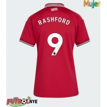 Camiseta Manchester United Marcus Rashford #9 Primera Equipación para mujer 2026-27 manga corta